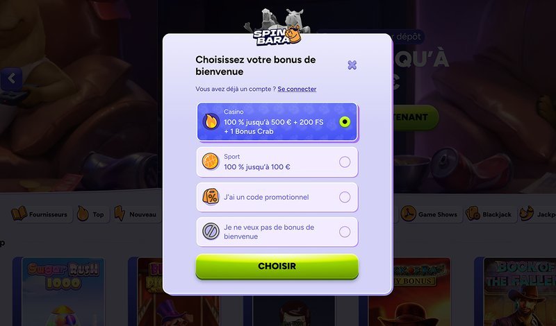 Best spinbara casino bonus in Poland