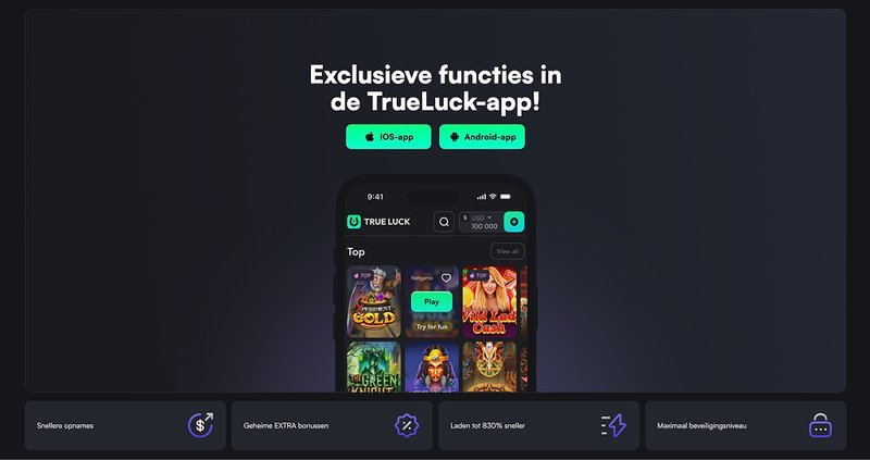 Discover trueluck casino live