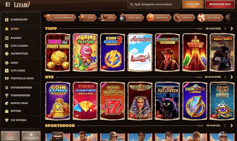 Lizaro casino bonus sans dépôt, lizaro casino login